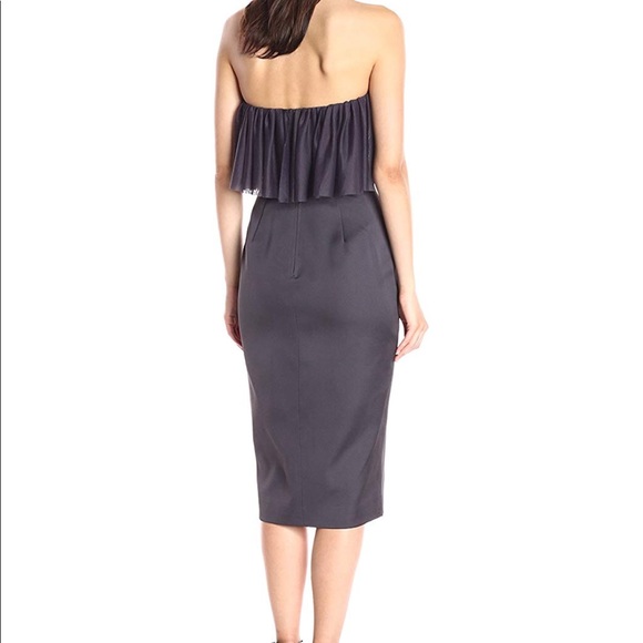 Keepsake- Lies Strapless Midi Sheath Dress - Picture 2 of 8